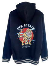 Load image into Gallery viewer, Gym Royale® Tiger Moon - Black/Colour Hoodie