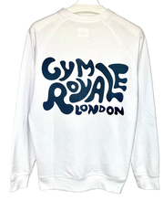 Load image into Gallery viewer, Gym Royale® Script Black/White Sweatshirt
