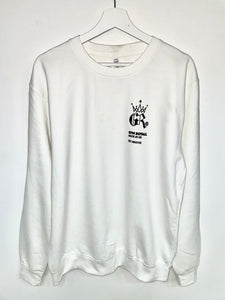 Gym Royale® Branded Sweatshirt - White/Black