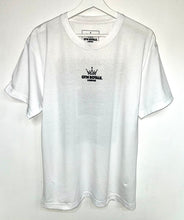 Load image into Gallery viewer, Gym Royale® Scripts White/Black Tee
