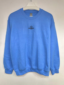 Gym Royale® Back Lettering - Sweatshirt - Black on Blue