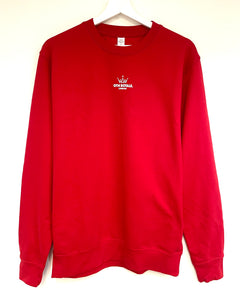 Gym Royale® Conquer Everything - Sweatshirt - White on Red