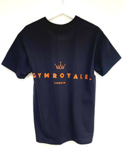 Load image into Gallery viewer, Gym Royale® Branded Tee - Black/Orange
