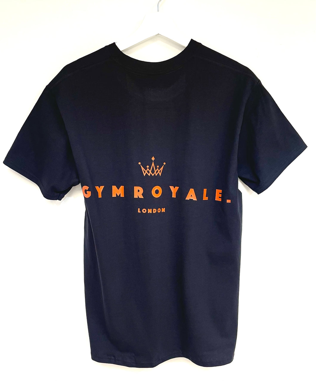 Gym Royale® Branded Tee - Black/Orange