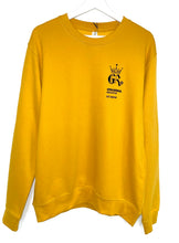 Load image into Gallery viewer, Gym Royale® Branded Sweatshirt - Mustard/Black
