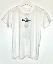 Load image into Gallery viewer, Gym Royale® - Tiger Back Star Tee - White/Black
