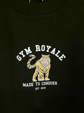 Load image into Gallery viewer, Gym Royale® Tiger Moon - Black/Colour Sweatshirt
