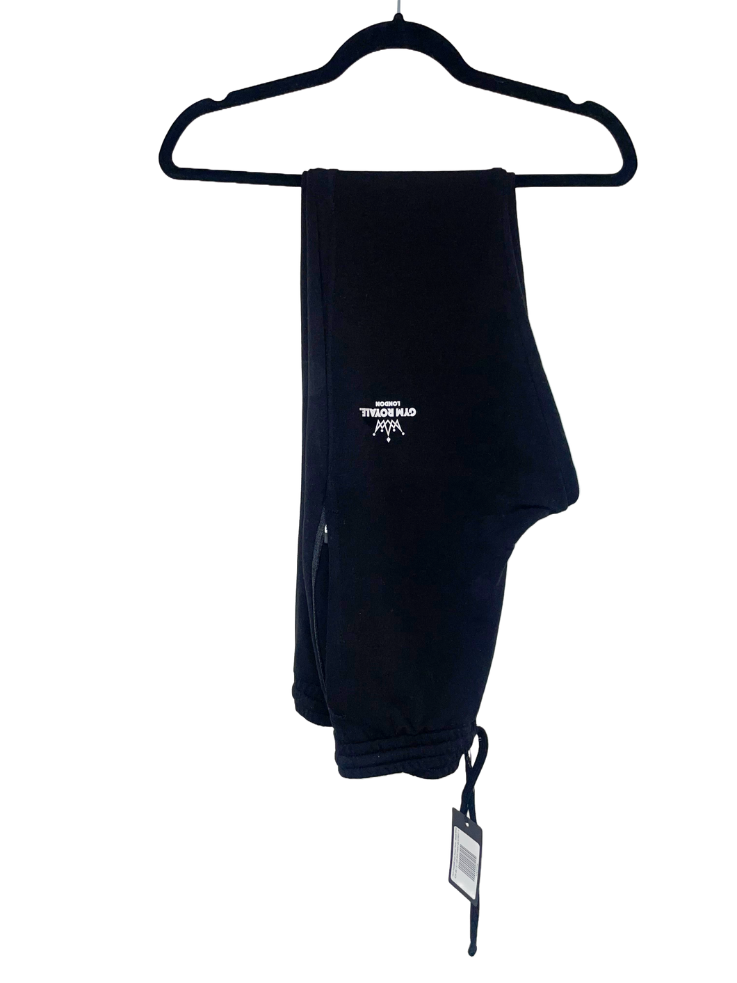 Gym Royale® logo Sweat Pants - Black/White