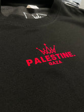 Load image into Gallery viewer, Palestine Gaza by Gym Royale®- Sweatshirt - Black/Red
