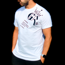 Load image into Gallery viewer, Gym Royale® - Tilted Large Logo White Tee
