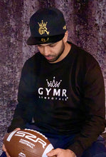 Load image into Gallery viewer, Gym Royale® – GYMR B&amp;W Sweatshirt
