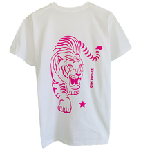 Load image into Gallery viewer, Gym Royale® - Tiger Roar Fuchsia Tee
